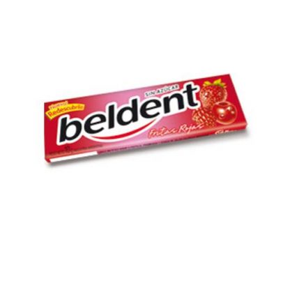 CHICLE BELDENT FRUTILLA x 20U