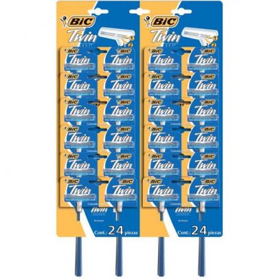 AFEITADORA BIC TWIN X 24U