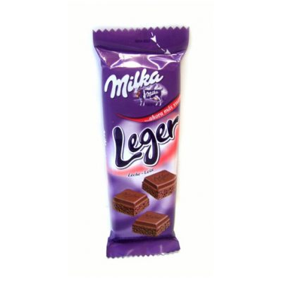 chocolate milka leger con leche producto