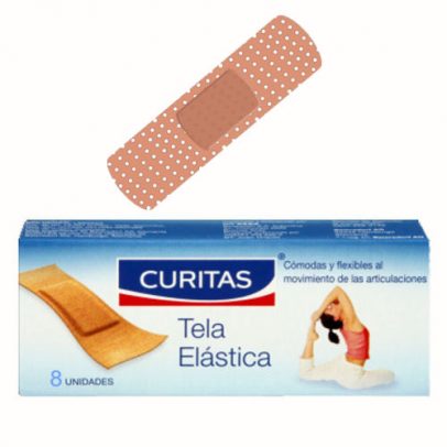 CURITAS DE TELA ELASTICA x 12 x 8u