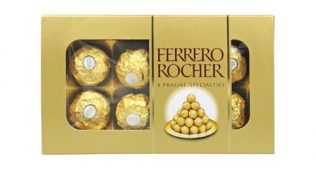 chocolate ferrero rocher pack 8 venta