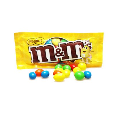 GOLOSINA MARS DE MANI M&M AMARILLO 48gr