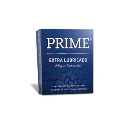 PRESERVATIVO PRIME LUBRICADO AZUL x 24u