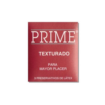 PRESERVATIVO PRIME TEXTURADO ROJO x 24u